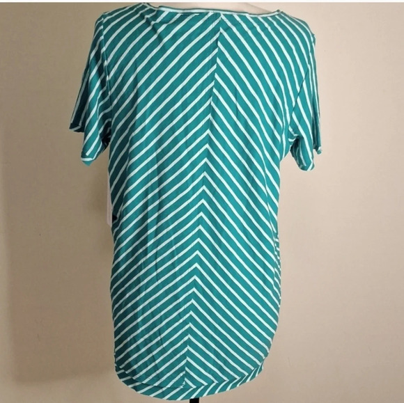 Soft Surrounings Indra  srtipe tee SZ L - Picture 6 of 7